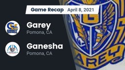 Recap: Garey  vs. Ganesha  2021
