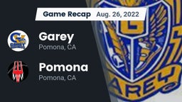 Recap: Garey  vs. Pomona  2022