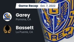 Recap: Garey  vs. Bassett  2022