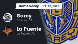 Recap: Garey  vs. La Puente  2022