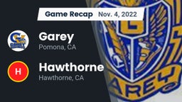 Recap: Garey  vs. Hawthorne  2022