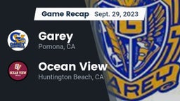 Recap: Garey  vs. Ocean View  2023