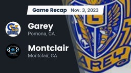 Recap: Garey  vs. Montclair  2023
