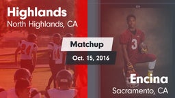 Matchup: Highlands vs. Encina  2015