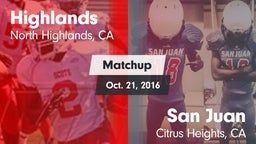 Matchup: Highlands vs. San Juan  2015