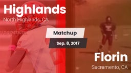 Matchup: Highlands vs. Florin  2017