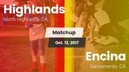 Matchup: Highlands vs. Encina  2017