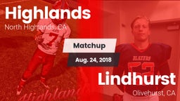 Matchup: Highlands vs. Lindhurst  2018