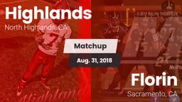 Matchup: Highlands vs. Florin  2018