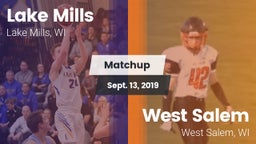 Matchup: Lake Mills vs. West Salem  2019