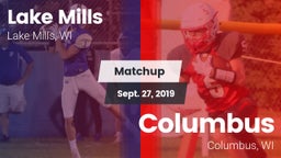 Matchup: Lake Mills vs. Columbus  2019