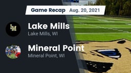 Recap: Lake Mills  vs. Mineral Point  2021
