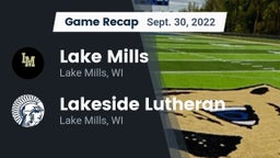 Recap: Lake Mills  vs. Lakeside Lutheran  2022