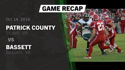 Recap: Patrick County  vs. Bassett  2016