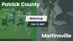 Matchup: Patrick County vs. Martinsville 2017