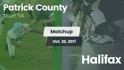 Matchup: Patrick County vs. Halifax 2017