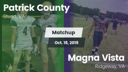 Matchup: Patrick County vs. Magna Vista  2019