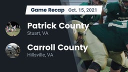 Recap: Patrick County  vs. Carroll County  2021