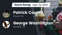 Recap: Patrick County  vs. George Washington  2022
