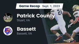 Recap: Patrick County  vs. Bassett  2023