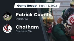 Recap: Patrick County  vs. Chatham  2023