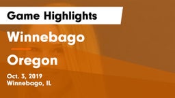 Winnebago  vs Oregon  Game Highlights - Oct. 3, 2019