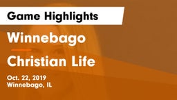 Winnebago  vs Christian Life Game Highlights - Oct. 22, 2019