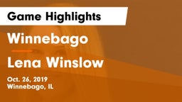 Winnebago  vs Lena Winslow Game Highlights - Oct. 26, 2019
