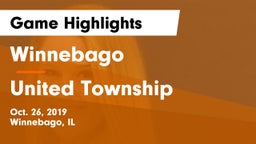 Winnebago  vs United Township Game Highlights - Oct. 26, 2019