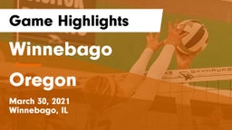 Winnebago  vs Oregon  Game Highlights - March 30, 2021