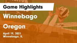 Winnebago  vs Oregon  Game Highlights - April 19, 2021