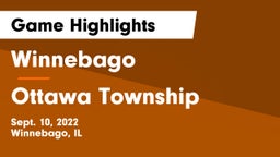 Winnebago  vs Ottawa Township  Game Highlights - Sept. 10, 2022