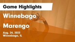 Winnebago  vs Marengo  Game Highlights - Aug. 24, 2023