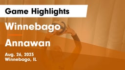 Winnebago  vs Annawan  Game Highlights - Aug. 26, 2023