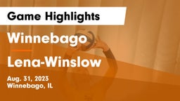 Winnebago  vs Lena-Winslow  Game Highlights - Aug. 31, 2023