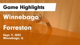 Winnebago  vs Forreston  Game Highlights - Sept. 9, 2023