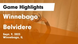 Winnebago  vs Belvidere  Game Highlights - Sept. 9, 2023