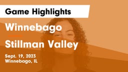 Winnebago  vs Stillman Valley  Game Highlights - Sept. 19, 2023