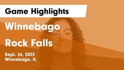Winnebago  vs Rock Falls  Game Highlights - Sept. 26, 2023