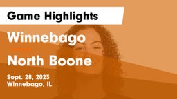 Winnebago  vs North Boone  Game Highlights - Sept. 28, 2023