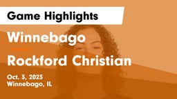 Winnebago  vs Rockford Christian  Game Highlights - Oct. 3, 2023