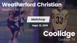 Matchup: Weatherford Christia vs. Coolidge  2019