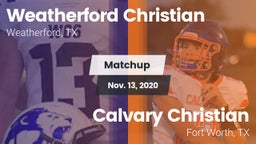 Matchup: Weatherford Christia vs. Calvary Christian  2020