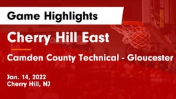 Cherry Hill East  vs Camden County Technical - Gloucester Township Game Highlights - Jan. 14, 2022