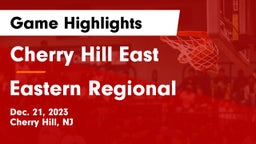 Cherry Hill East  vs Eastern Regional  Game Highlights - Dec. 21, 2023