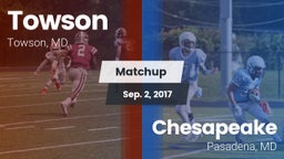 Matchup: Towson vs. Chesapeake  2017