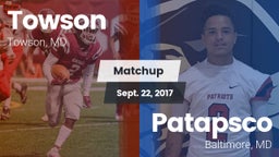 Matchup: Towson vs. Patapsco  2017