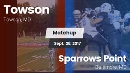 Matchup: Towson vs. Sparrows Point  2017