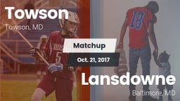 Matchup: Towson vs. Lansdowne  2017