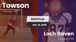 Matchup: Towson vs. Loch Raven  2018